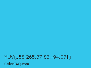 YUV 158.265,37.83,-94.071 Color Image