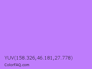 YUV 158.326,46.181,27.778 Color Image