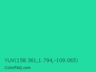 YUV 158.361,1.794,-109.065 Color Image