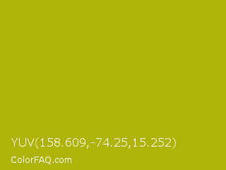 YUV 158.609,-74.25,15.252 Color Image