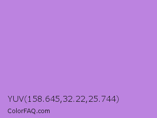 YUV 158.645,32.22,25.744 Color Image