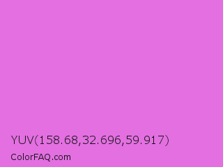 YUV 158.68,32.696,59.917 Color Image