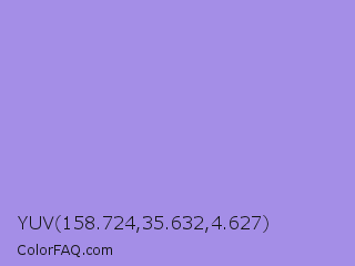 YUV 158.724,35.632,4.627 Color Image