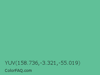YUV 158.736,-3.321,-55.019 Color Image