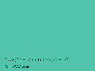 YUV 158.765,6.032,-68.2 Color Image