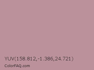 YUV 158.812,-1.386,24.721 Color Image