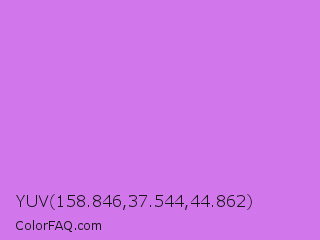 YUV 158.846,37.544,44.862 Color Image