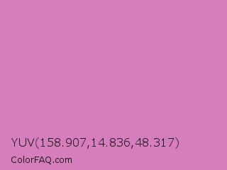 YUV 158.907,14.836,48.317 Color Image