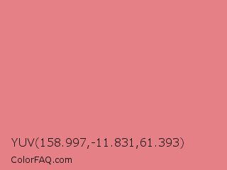 YUV 158.997,-11.831,61.393 Color Image
