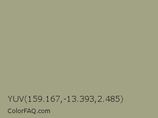 YUV 159.167,-13.393,2.485 Color Image