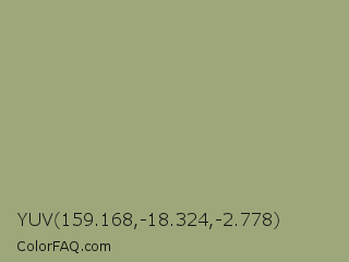 YUV 159.168,-18.324,-2.778 Color Image
