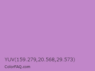 YUV 159.279,20.568,29.573 Color Image