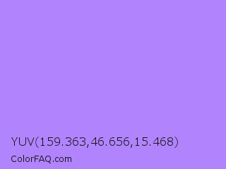 YUV 159.363,46.656,15.468 Color Image