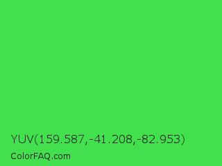 YUV 159.587,-41.208,-82.953 Color Image