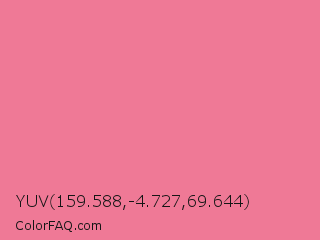 YUV 159.588,-4.727,69.644 Color Image