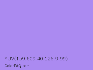 YUV 159.609,40.126,9.99 Color Image