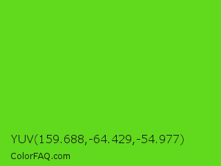 YUV 159.688,-64.429,-54.977 Color Image