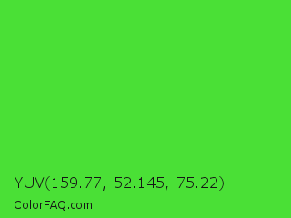 YUV 159.77,-52.145,-75.22 Color Image