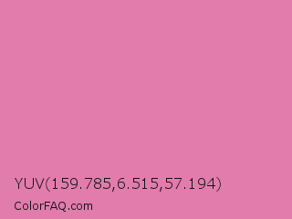 YUV 159.785,6.515,57.194 Color Image