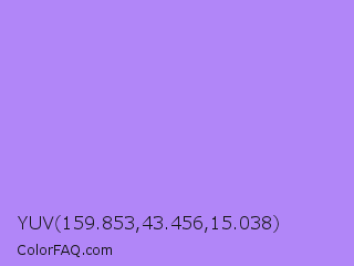 YUV 159.853,43.456,15.038 Color Image
