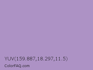 YUV 159.887,18.297,11.5 Color Image
