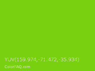 YUV 159.974,-71.472,-35.934 Color Image