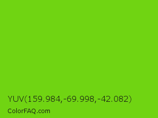 YUV 159.984,-69.998,-42.082 Color Image