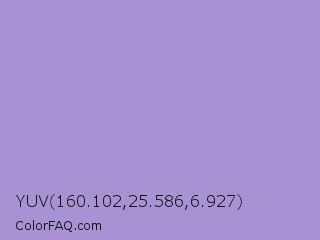 YUV 160.102,25.586,6.927 Color Image