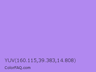 YUV 160.115,39.383,14.808 Color Image