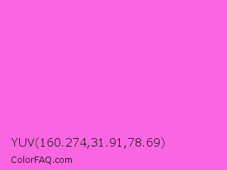 YUV 160.274,31.91,78.69 Color Image
