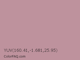 YUV 160.41,-1.681,25.95 Color Image