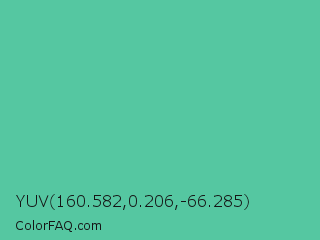 YUV 160.582,0.206,-66.285 Color Image