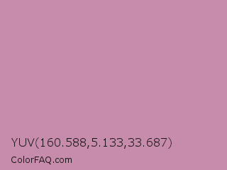 YUV 160.588,5.133,33.687 Color Image