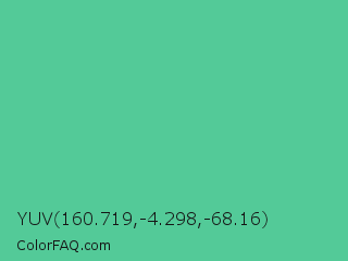 YUV 160.719,-4.298,-68.16 Color Image