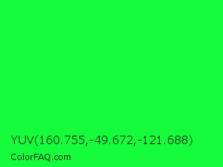 YUV 160.755,-49.672,-121.688 Color Image