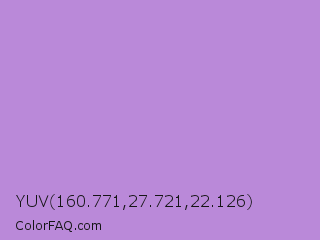 YUV 160.771,27.721,22.126 Color Image