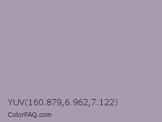YUV 160.879,6.962,7.122 Color Image