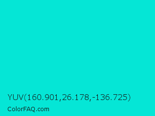 YUV 160.901,26.178,-136.725 Color Image