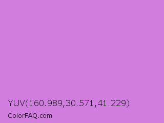 YUV 160.989,30.571,41.229 Color Image