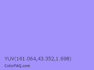 YUV 161.064,43.352,1.698 Color Image