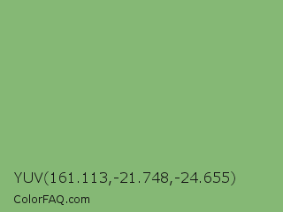 YUV 161.113,-21.748,-24.655 Color Image