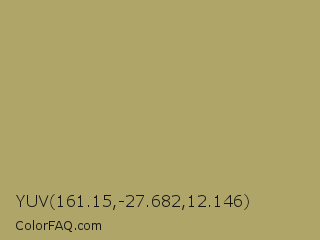 YUV 161.15,-27.682,12.146 Color Image