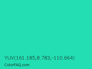 YUV 161.185,8.783,-110.664 Color Image