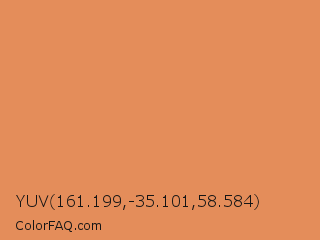 YUV 161.199,-35.101,58.584 Color Image