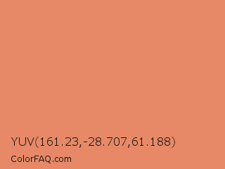 YUV 161.23,-28.707,61.188 Color Image