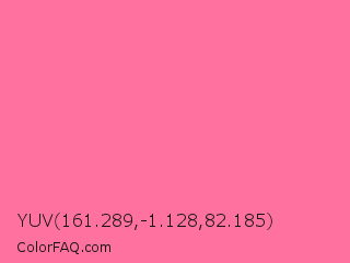 YUV 161.289,-1.128,82.185 Color Image
