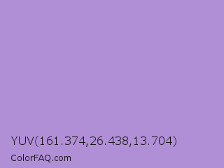 YUV 161.374,26.438,13.704 Color Image