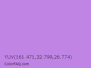 YUV 161.471,32.799,26.774 Color Image