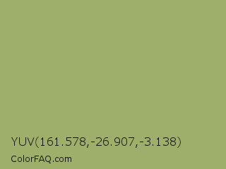 YUV 161.578,-26.907,-3.138 Color Image
