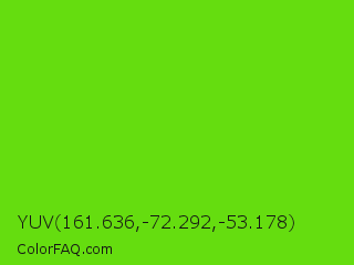 YUV 161.636,-72.292,-53.178 Color Image